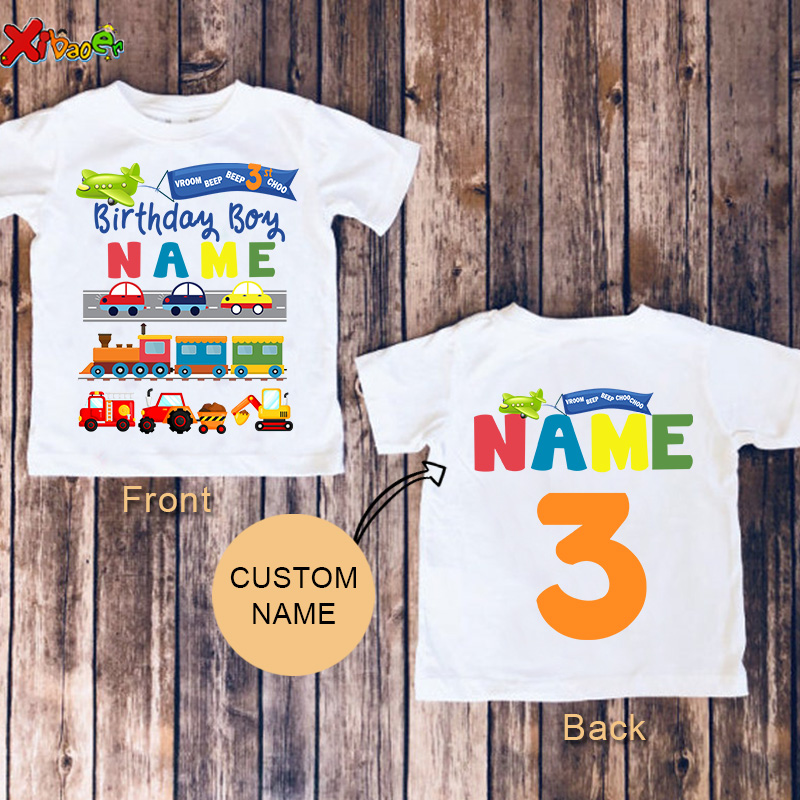 Baby Products Name - Toy Car Shirt for Kids Cartoon