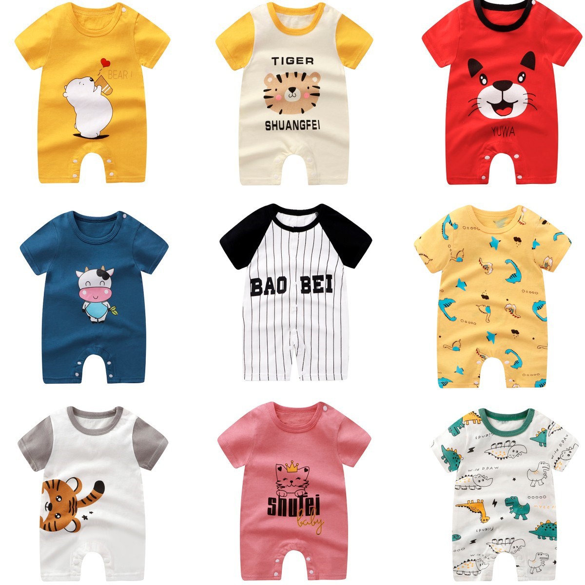 Baby Products On Sale - Summer Romper Baby Girls Clothes Cotton