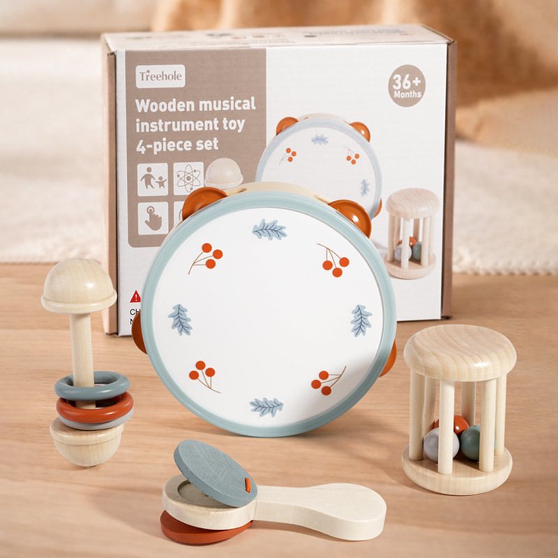 Baby Rattle Toy Set - Kids Handclapping Rattle Children Aged 0