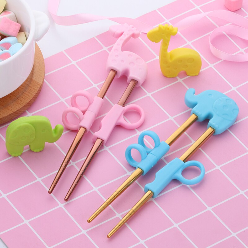 Baby Products Eco Friendly - 2Pairs Children Chopsticks For Kids Baby