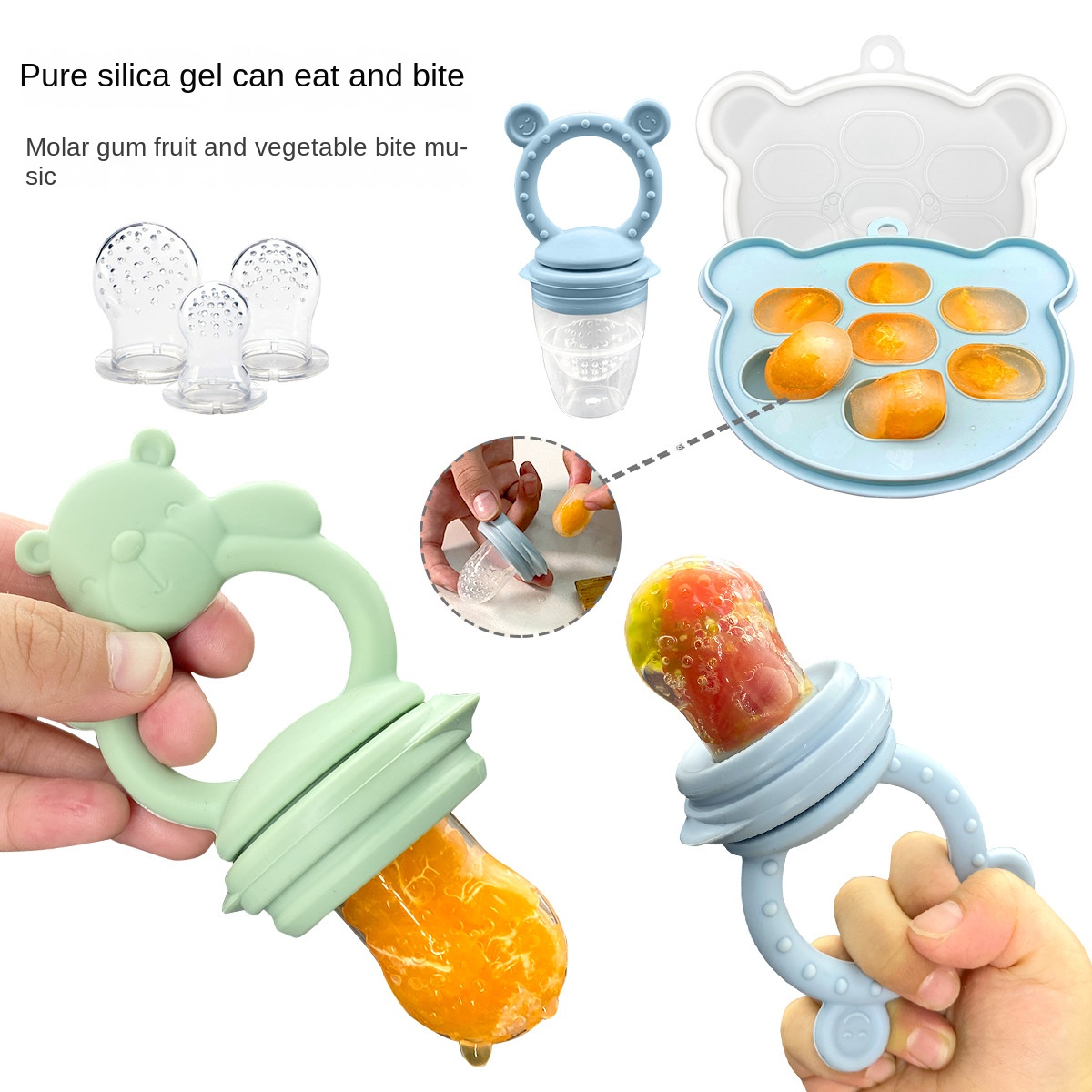 Baby Products Eco Friendly - Food Grade Silicone Baby Teether Eco