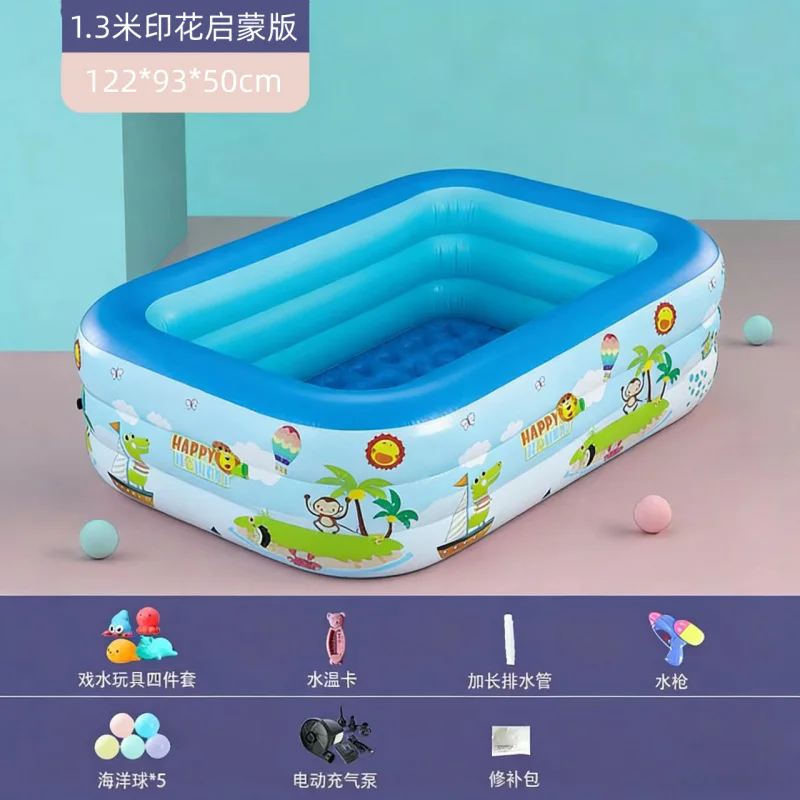 Large Inflatable Swimming Pool - огляд і ціна Baby Bath Tub Foldable