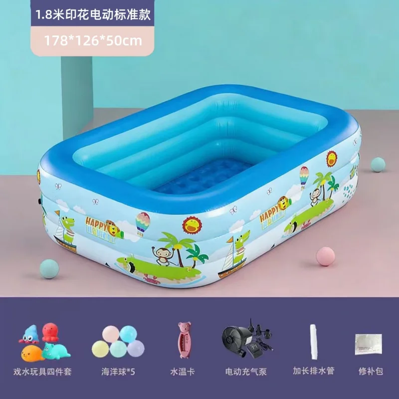 Large Inflatable Swimming Pool - огляд і ціна Baby Bath Tub Foldable