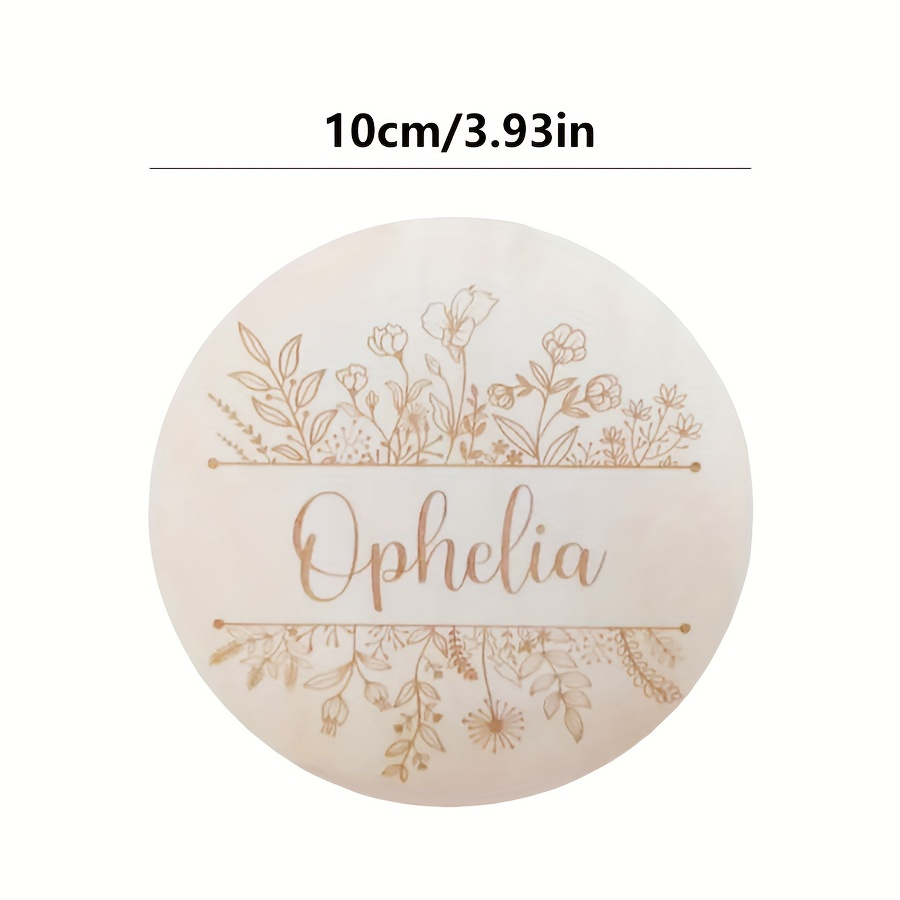 Personalized Floral Engraved N - огляд і ціна Baby Products Decoration