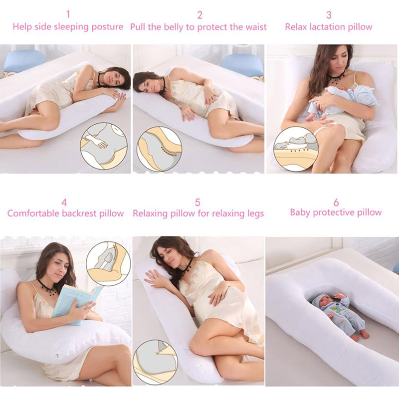 Pregnancy Pillow 130*70cm Slee - огляд і ціна Nursing Pillow Breastfeeding