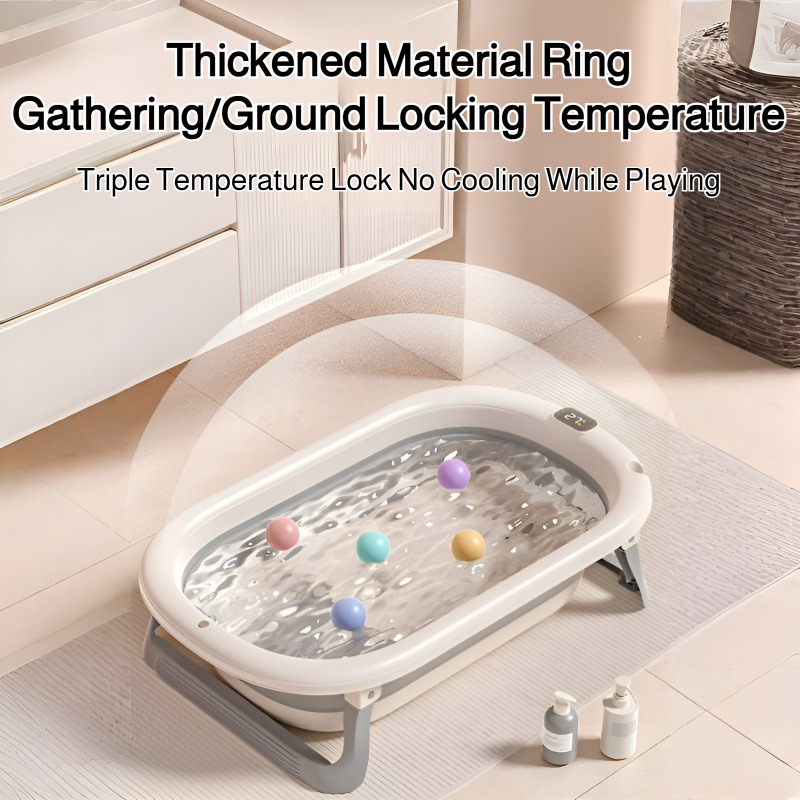 Foldable Baby Bathtub, Safe an - огляд і ціна Baby Bath Tub Foldable