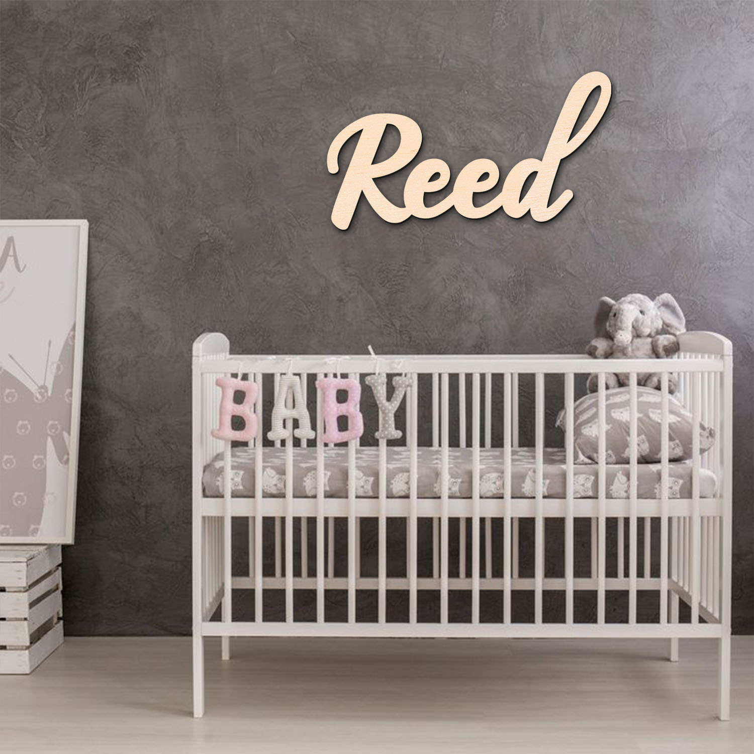 1pc personalized wooden surnam - огляд і ціна Baby Products Decoration