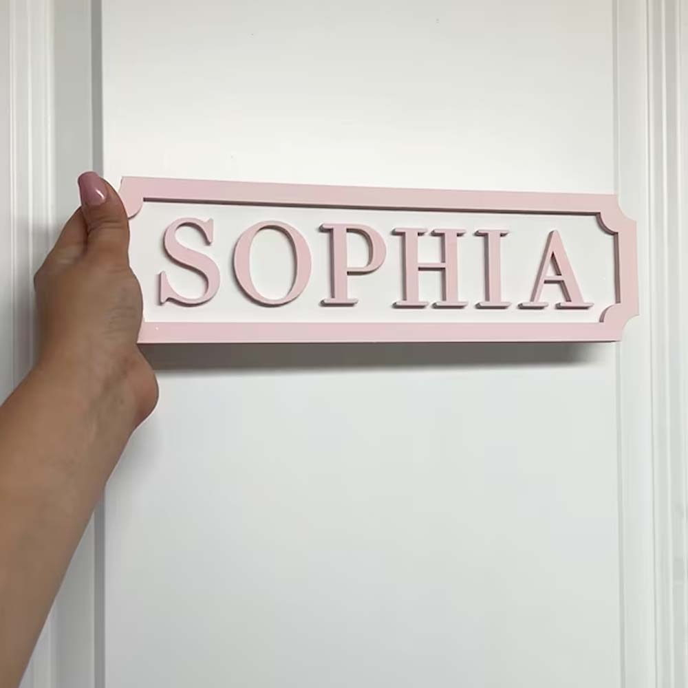 Personalized Kids Door Sign Bo - огляд і ціна Baby Products Name