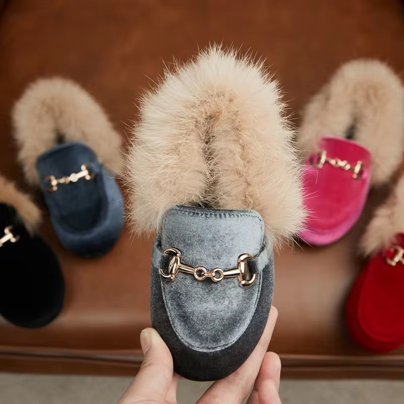 Winter Kids Fur Princess Shoes - огляд і ціна Baby Products Brand