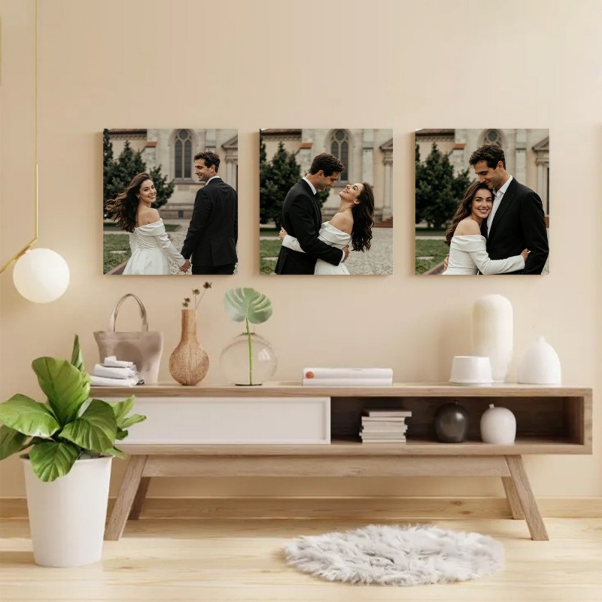 Set of 3 Custom Photo Canvas P - огляд і ціна Baby Products Decoration