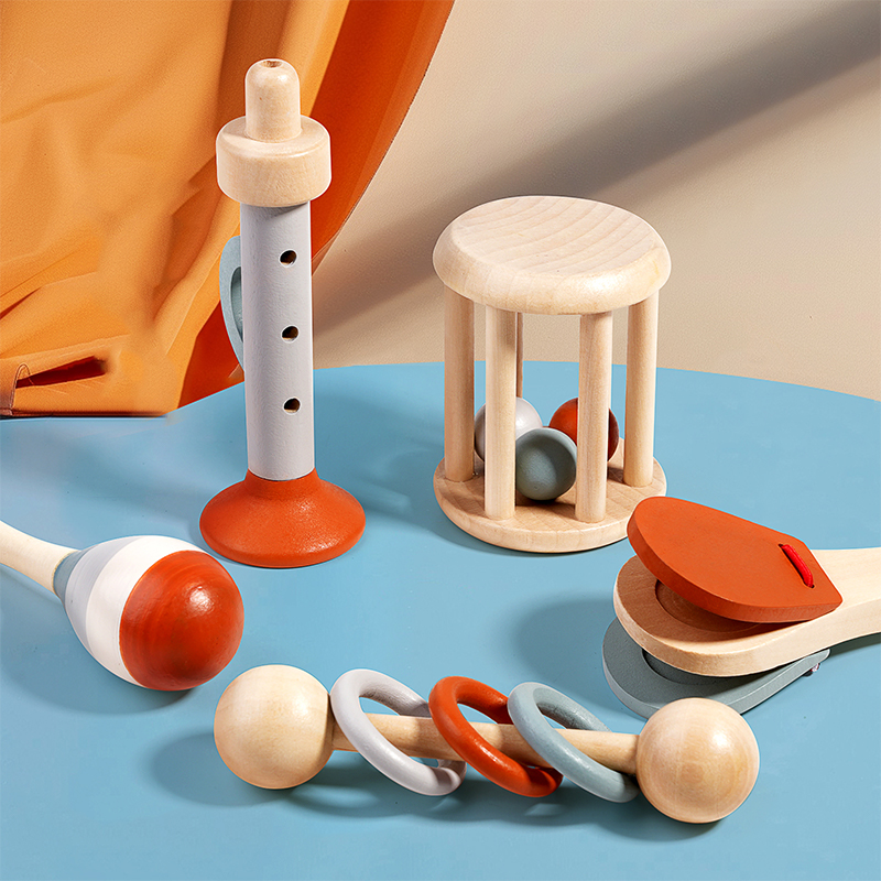 Natural Wooden Rattle Toy Set  - огляд і ціна Baby Rattle Toy Set