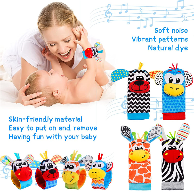 Baby Socks Rattle Toys for Bab - огляд і ціна Baby Rattle Toy Set