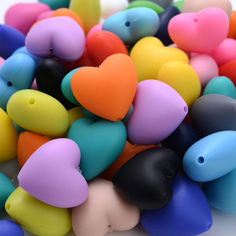 20Pcs 18x20mm Peach Heart Sili - огляд і ціна Baby Products Eco Friendly