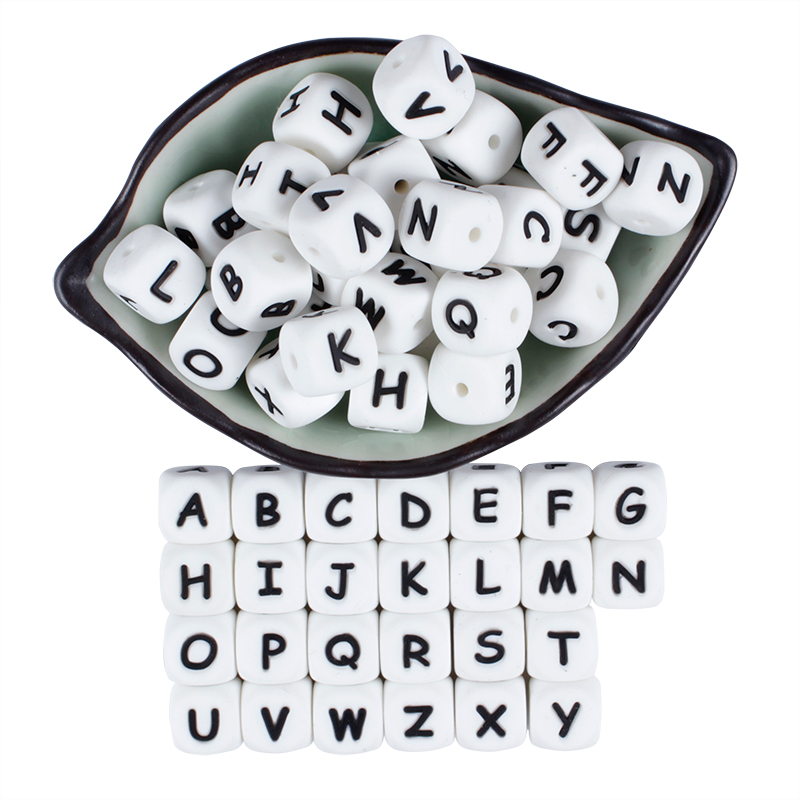 12mm 50Pcs Silicone Letters Be - огляд і ціна Baby Products Name