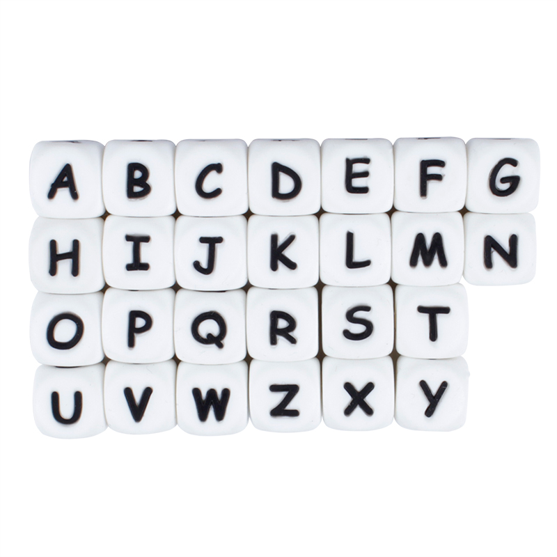 12mm 50Pcs Silicone Letters Be - огляд і ціна Baby Products Name