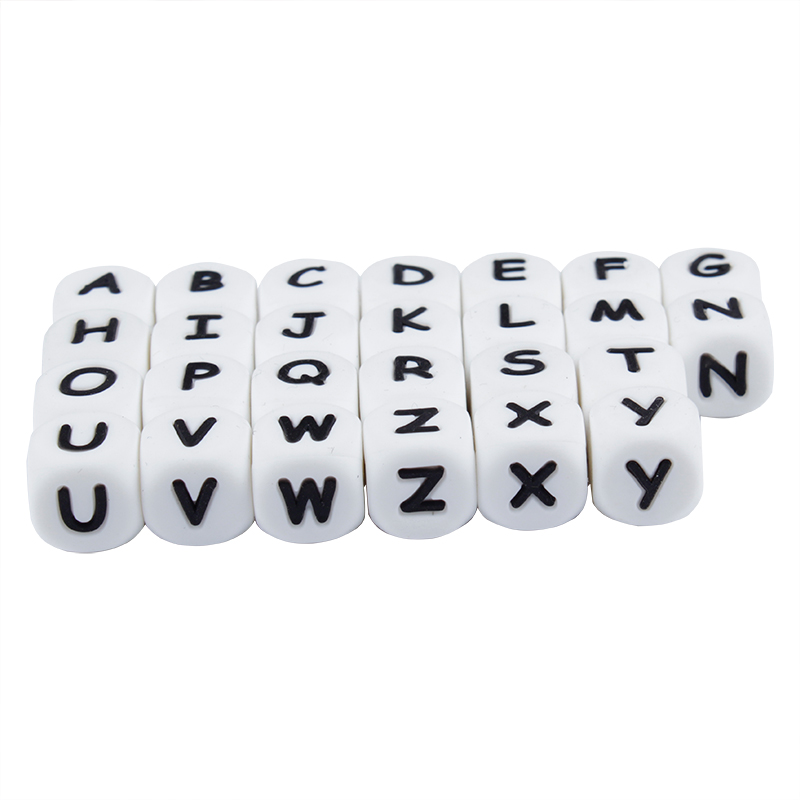12mm 50Pcs Silicone Letters Be - огляд і ціна Baby Products Name