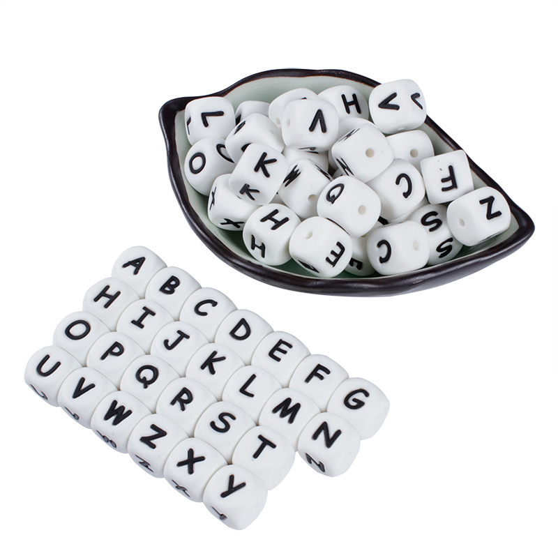 12mm 50Pcs Silicone Letters Be - огляд і ціна Baby Products Name