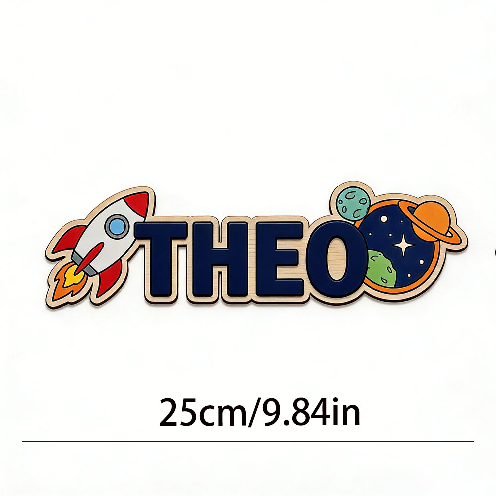 Personalized Space Rocket Name - огляд і ціна Baby Products Decoration