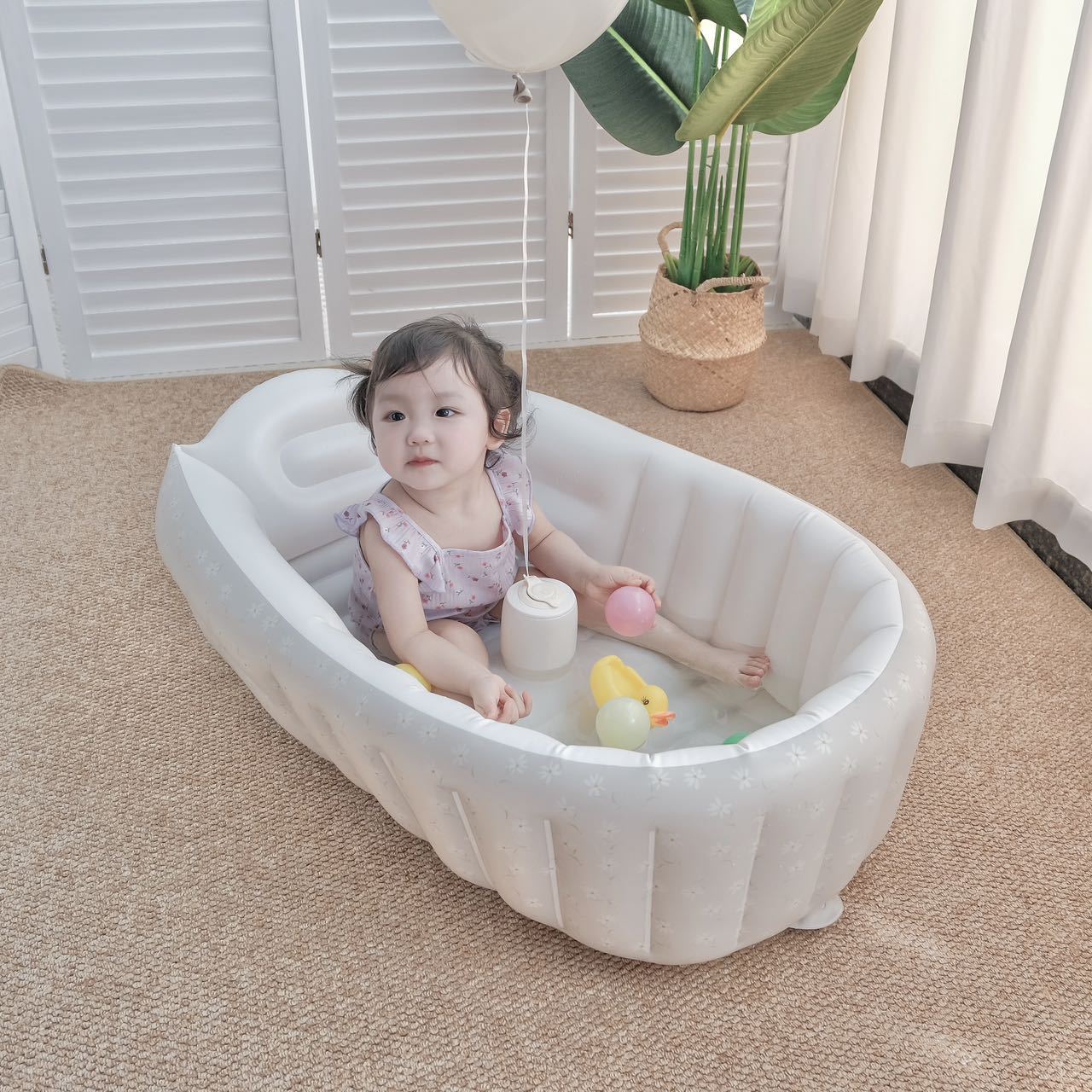 1PC Cartoon Inflatable Bathtub - огляд і ціна Baby Products For Bathing