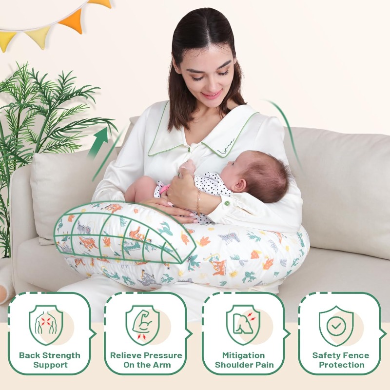 Nursing Pillow with Animal Pri - огляд і ціна Nursing Pillow Breastfeeding
