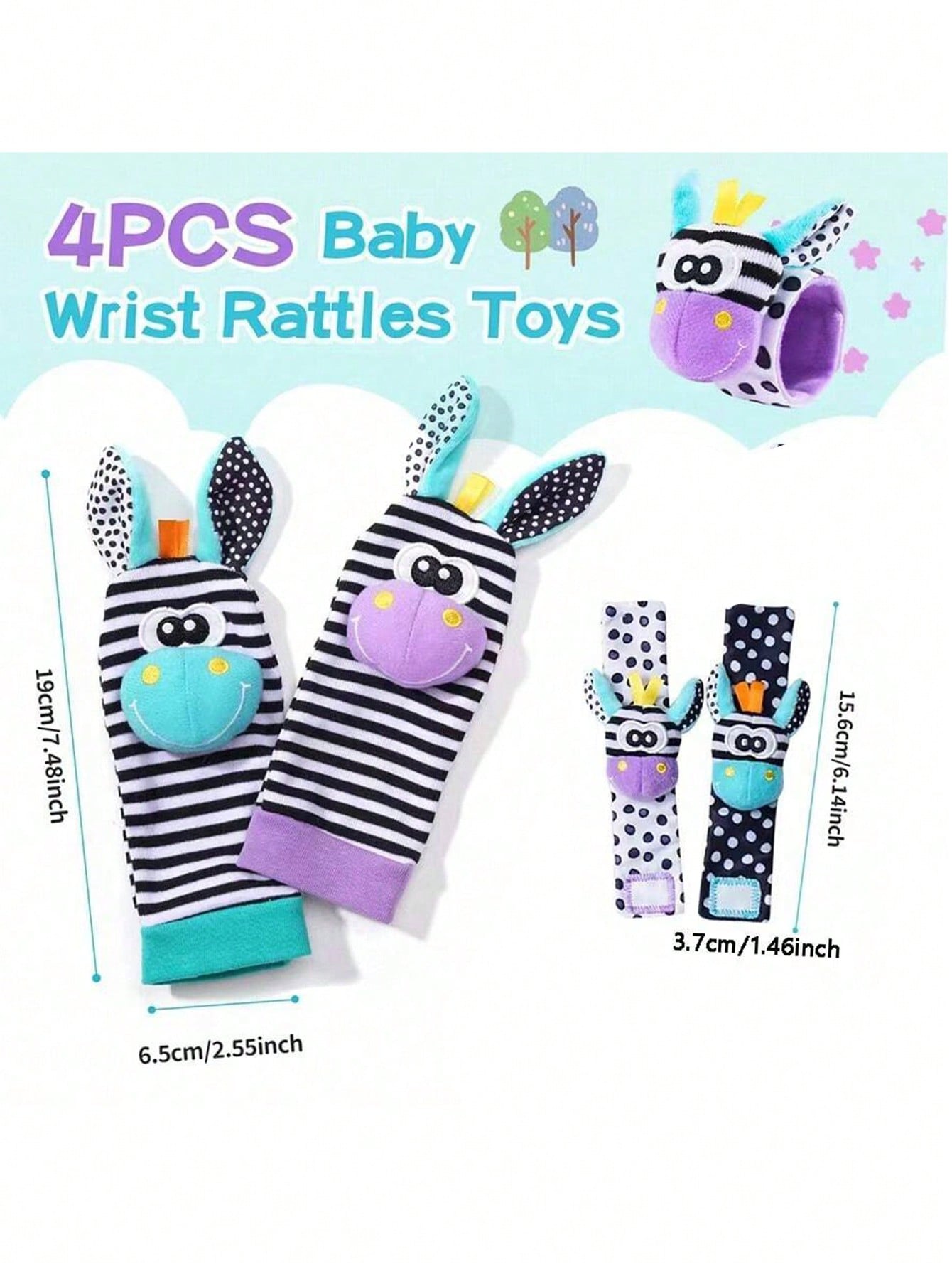 Baby Rattles Toys Infant Toys  - огляд і ціна Baby Rattle Toy Set
