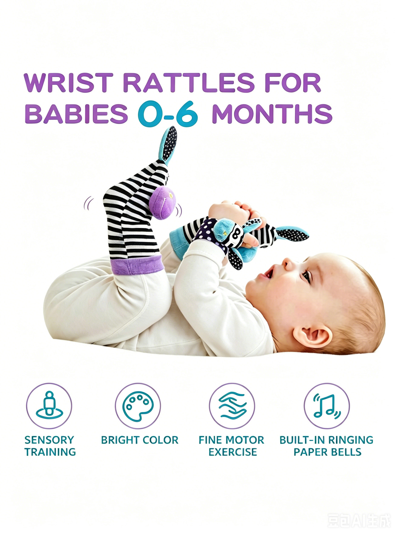 Baby Rattles Toys Infant Toys  - огляд і ціна Baby Rattle Toy Set