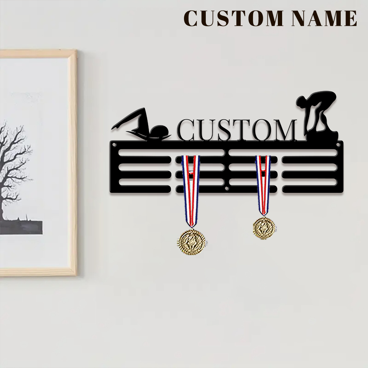 1pc Custom Swimming Metal Meda - огляд і ціна Baby Products Decoration