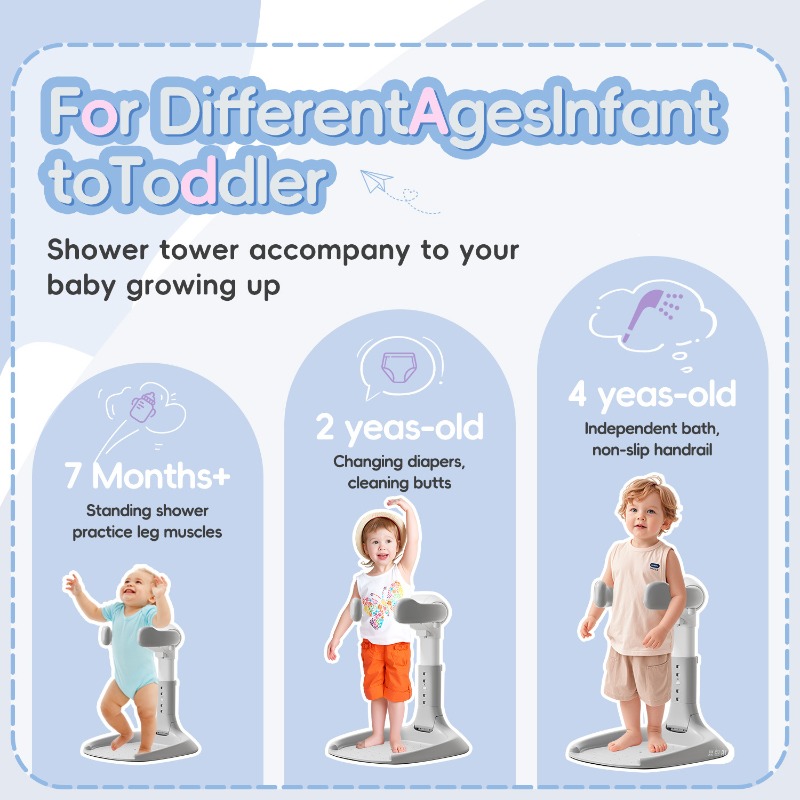 Foldable Baby Standing Shower  - огляд і ціна Baby Bath Tub Foldable