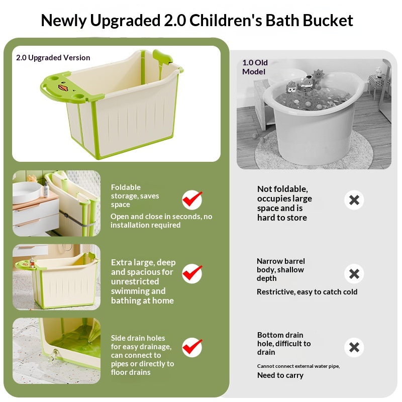 Foldable Collapsible Portable  - огляд і ціна Baby Bath Tub Foldable