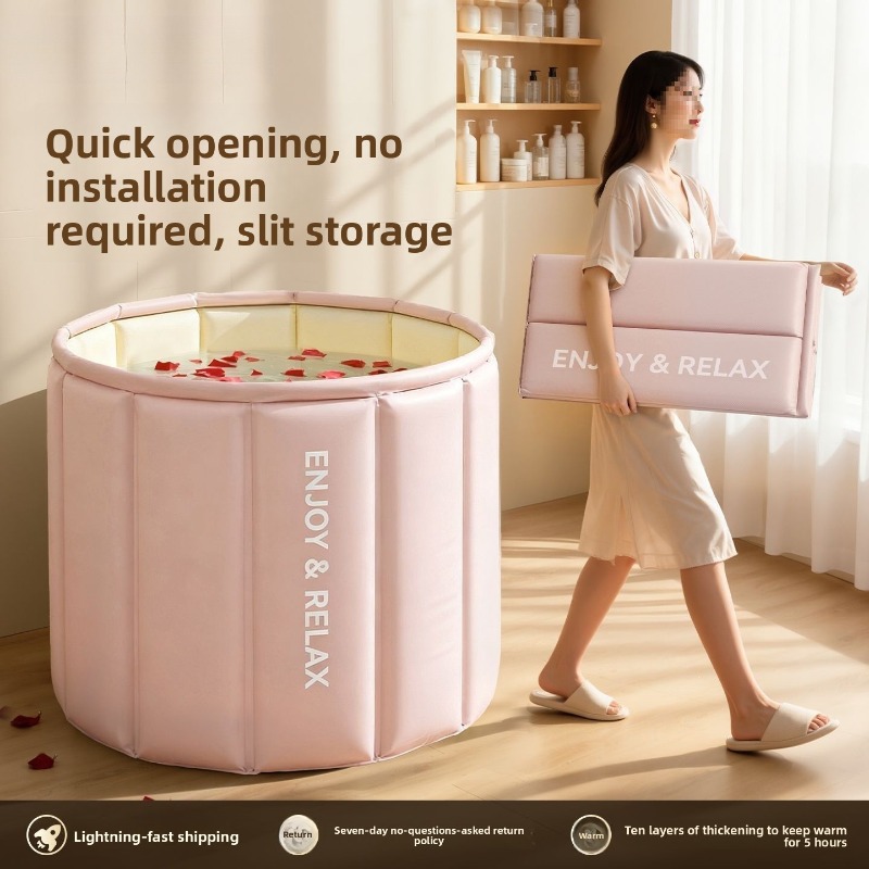 Foldable Bath Tub Thickened No - огляд і ціна Baby Bath Tub Foldable