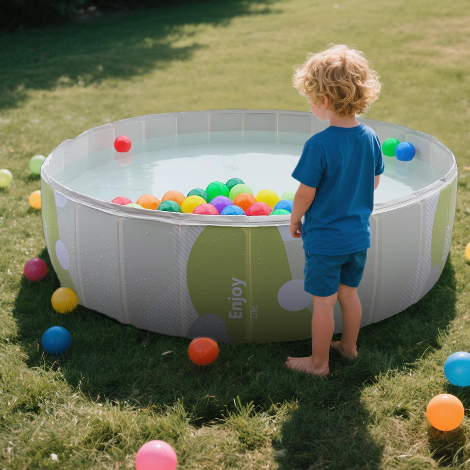 Foldable Kids Pool Wading Pool - огляд і ціна Baby Bath Tub Foldable
