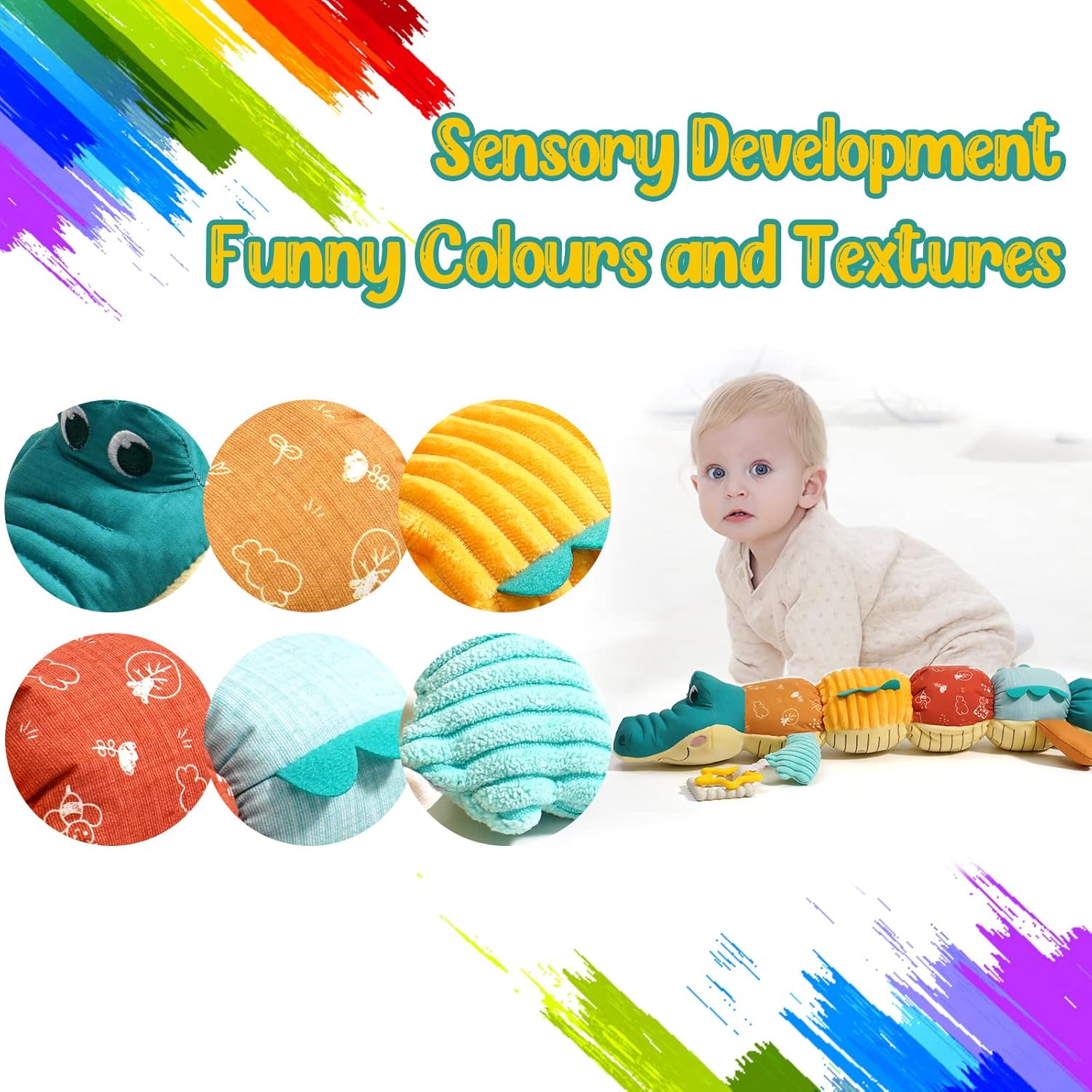 Tummy Time Toys 0-24 Months Ba - огляд і ціна Baby Rattle Toy Set