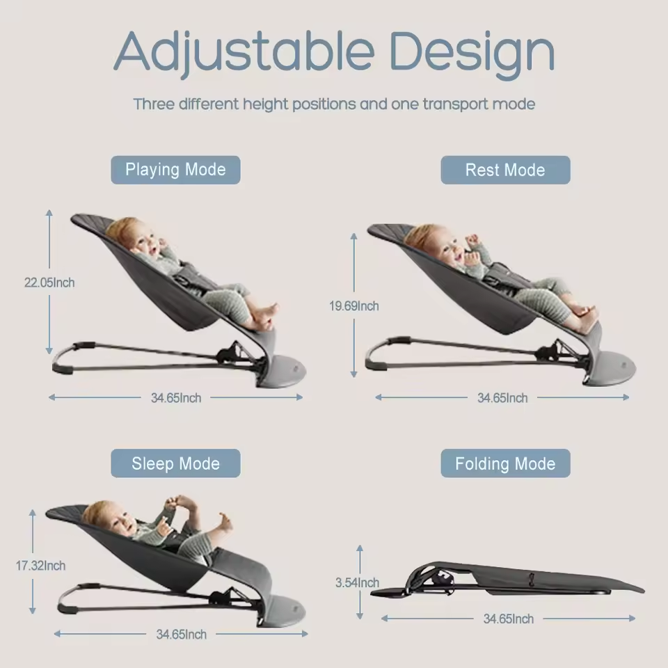 Foldable Baby Rocking Chair wi - огляд і ціна Baby Swing Bouncer