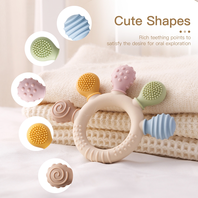 1pc Silicone Teether Baby 0 12 - огляд і ціна Baby Products Name