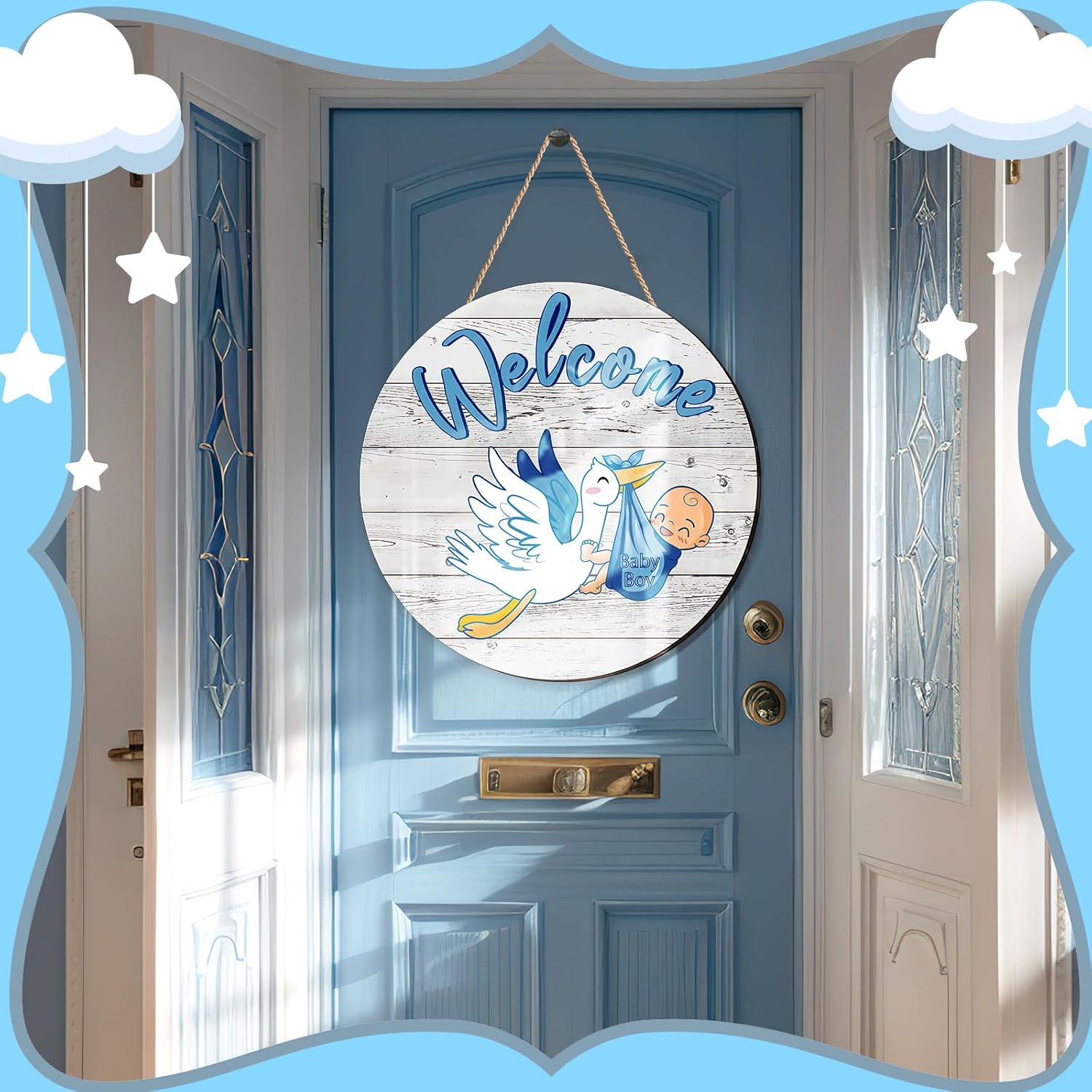 Baby Boy Door Sign Gender Reve - огляд і ціна Baby Products Name