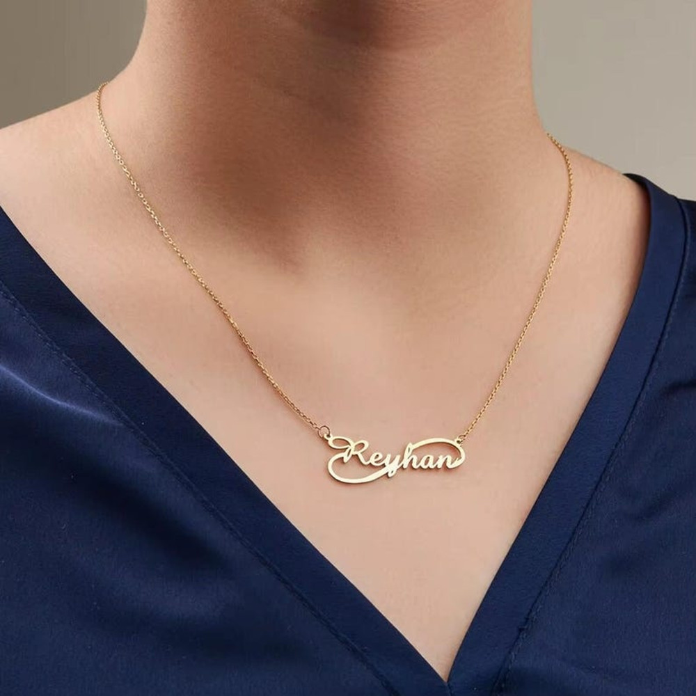 Custom Infinity Name Necklace  - огляд і ціна Baby Products Name